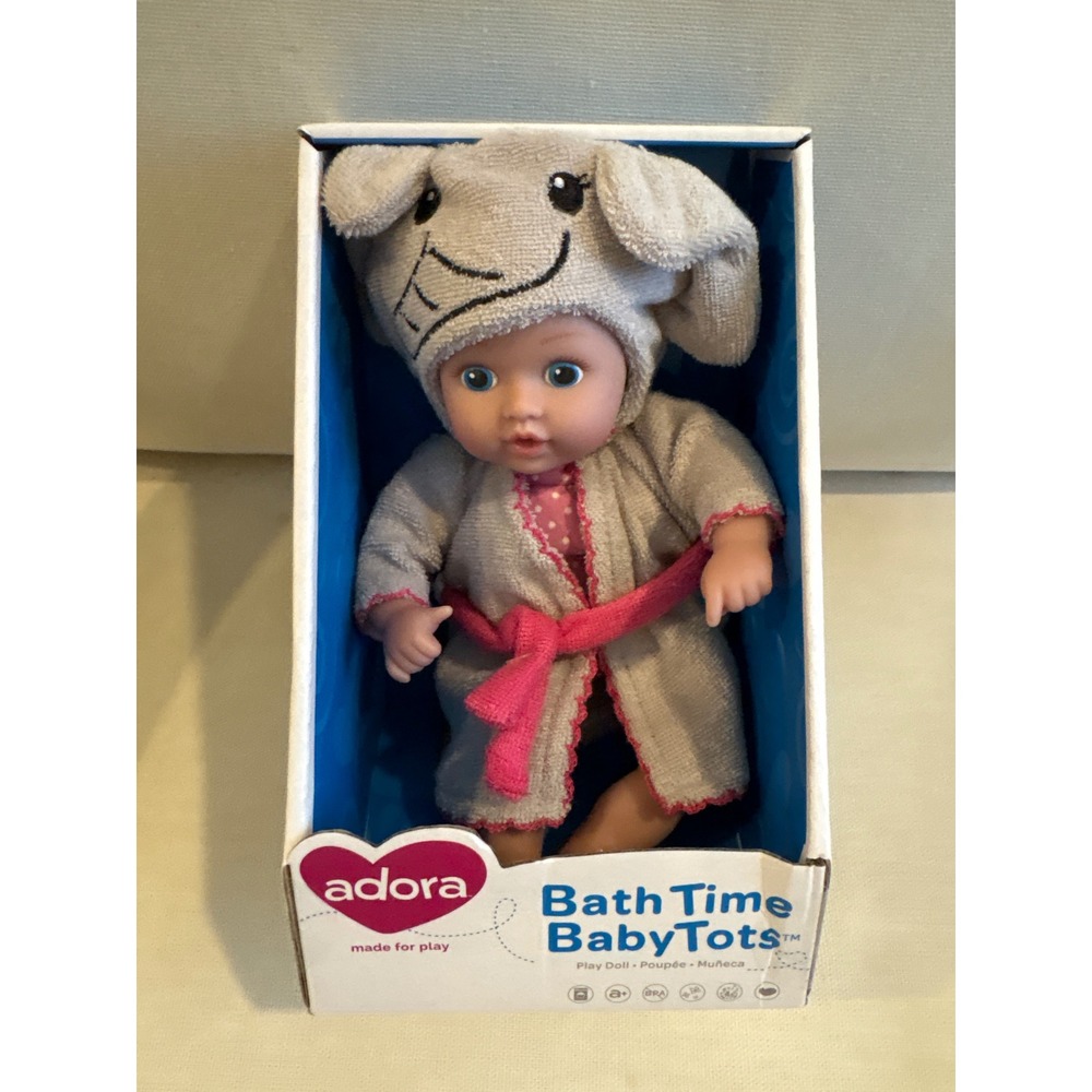 Adora BathTime BabyTots Elephant 8.5 Inch Water Play Baby Doll New in Box